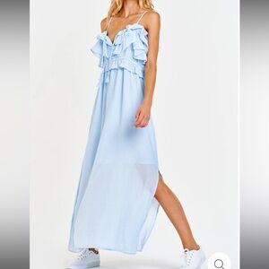 Dear John nwt JOJO MULTI RUFFLE DRESS